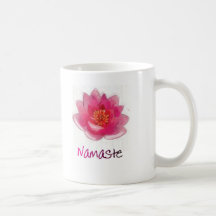 Lotos-Blume "Namaste" Yoga-Geschenke Kaffee Tassen