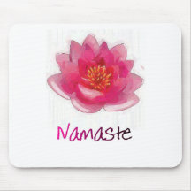 Lotos-Blume "Namaste" Yoga-Geschenke Mauspads