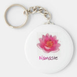 Lotos-Blume "Namaste" Yoga-Geschenke Schlüsselbänder