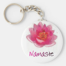 Lotos-Blume "Namaste" Yoga-Geschenke Schlüsselband
