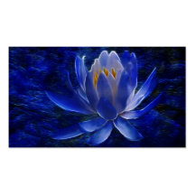 Lotos-Blume und seine Bedeutung Visitenkarten