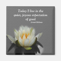 Lotos-Blumen-Inspirational Zitat-Magnet Magnete