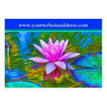 Lotos-Lilien-Blume - Yoga-Studio, Wellness-Center, Visitenkartenvorlagen