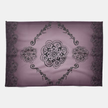 Lotus-Blüte (Hennastrauch) Küchenhandtücher