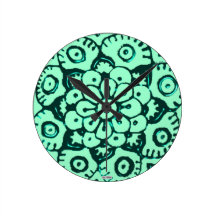 Lotus-Blüte (Hennastrauch) Wanduhr