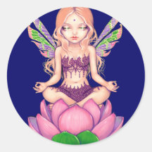 "Lotus-Fee-" Aufkleber