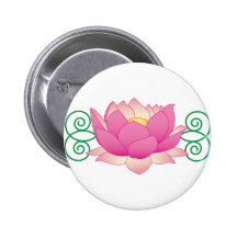 Lotus-Strudel Anstecknadelbuttons