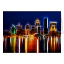 Louisville abstrakt grußkarte