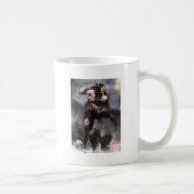 Loup Garou, das einen Satz zur Freiheit führt Kaffee Tasse