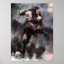 Loup Garou und Satz-Plakat
