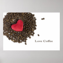 Love Coffee Plakate