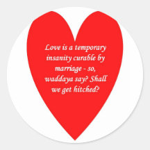 love-is-a-temporary-insanity-curable-by-01 sticker