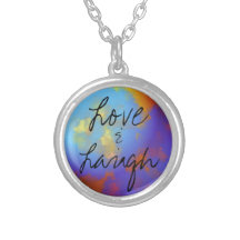 love & laugh personalisierte halskette