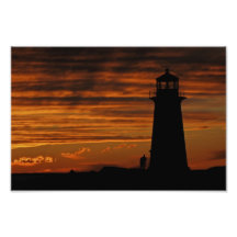 Lover's Silhouette, Peggy's Cove, Nova Scotia Photo