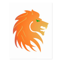 Löwe lion postkarten