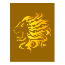 Löwe lion postkarten