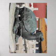 Löwe-Schildkröte-Plakat
