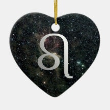 Löwe-Tierkreis-Stern-Zeichen-Universum-Geburtstags Weihnachtsbaum Ornament