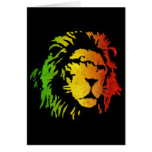 Löwe Zion Judah des Reggae-Löwes Karten