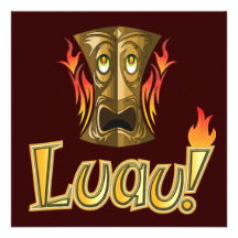 Luau 3 Party Einladungen