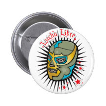 Lucha Libre mexikanische Wrestling-Maske Anstecknadelbuttons