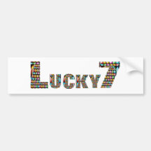 LuckySeven Weihnachtsbaum-Dekorationen Auto Sticker