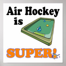 Luft-Hockey ist Super Posterdrucke