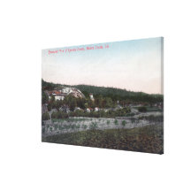 Luftaufnahme des Knowles Granit-Steinbruchs Gespannter Galeriedruck