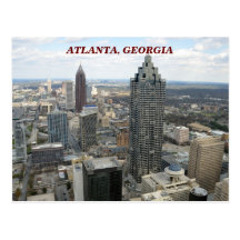 Luftaufnahme von Atlanta, Georgia Postkarten