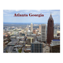 Luftaufnahme von Atlanta, Georgia Postkarten