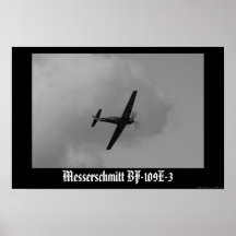 Luftwaffe Bf-109 E-3 Posterdrucke