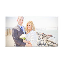 Luis u. Carla Hochzeit ausgedehnte Foto-Leinwand Gespannter Galerie Druck