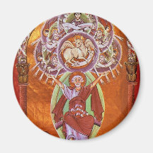 Luke der Evangelist durch Meister Der Reichenauer  Kühlschrankmagnete
