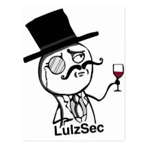 LulzSec Postkarte