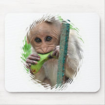 Lustige Affe-Bild-Mausunterlage Mousepad