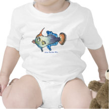 Lustige BabyFantailfilefish-Cartoon-Fische Shirts