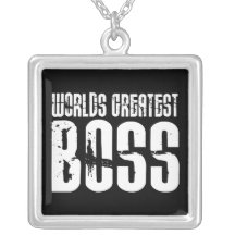 Lustige Büro Humor-Chefs: Der bestste Chef der Wel Personalisierter Schmuck