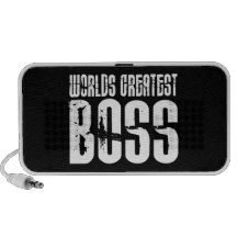 Lustige Büro Humor-Chefs: Der bestste Chef der Wel Notebook Speaker
