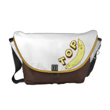 Lustige Büro-Spitzenbananen-Rickshaw-Bote-Taschen Kurier Taschen