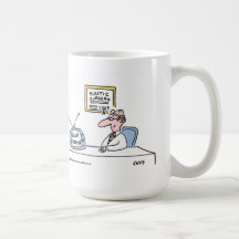 Lustige der Cartoon-Kaffeetasse des Schönheitschir