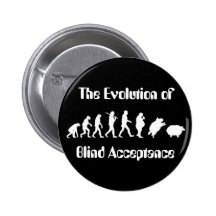 Lustige Evolution der Mann-Parodie Anstecknadelbuttons