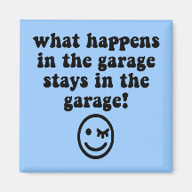 Lustige Garage Kühlschrankmagnet