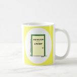 Lustige Kaffeetasse Optometriker-Cartoon-Augen-Dok