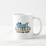 Lustige Mäusenickerchen machender Ruhestand Tee Tasse