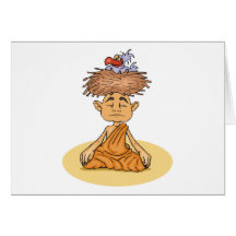 Lustige Meditation Karten