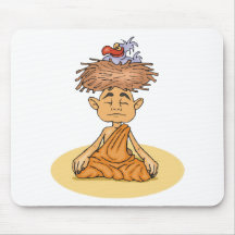 Lustige Meditation Mousepads