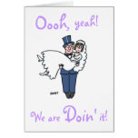 Lustige Offbeat humorvolle Hochzeit "Save the Date Karten