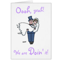 Lustige Offbeat humorvolle Hochzeit "Save the Date Karten