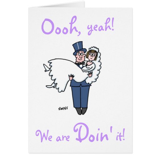 Lustige Offbeat humorvolle Hochzeit "Save the Date Karten