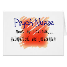 Lustige Psych Krankenschwester-T-Shirts und Gesche Grußkarten